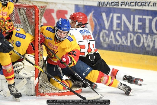 2021-01-24 Hockey Asiago-Valpellice Bulldogs U19 3449 Matteo Aimo